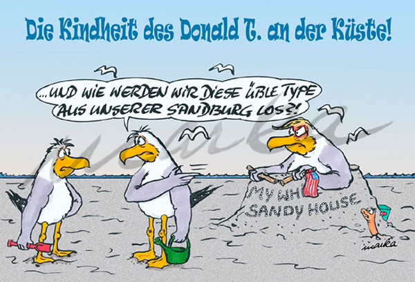 Die-Kindheit-des-Donald-T_Ein-politischer-Cartoon-von-MARKA-DESIGN-Cuxhaven