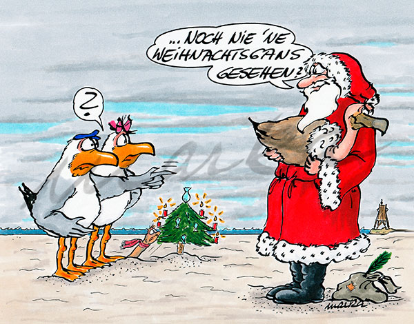 Die-andere-Weihnachtsgans_Ein-Cartoon-von-MARKA-DESIGN-Cuxhaven