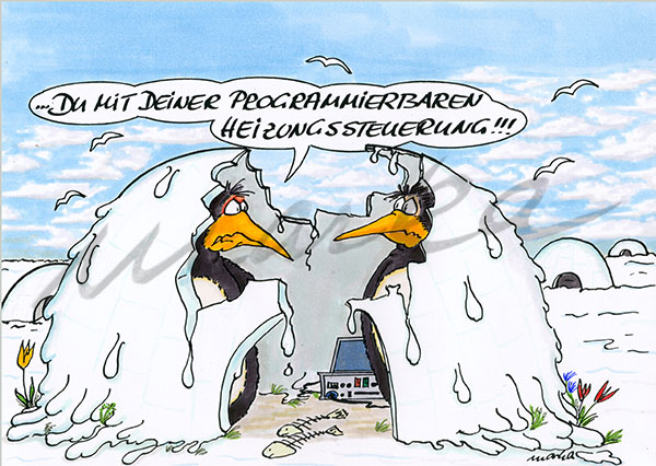 Heizungssteuerung_Ein-Cartoon-von-MARKA-DESIGN-Cuxhaven